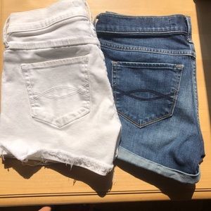 Two pairs of Abercrombie and Fitch shorts